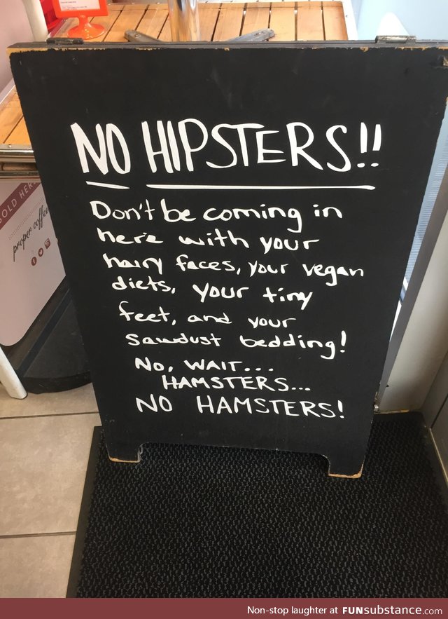 Seen this at a local coffee shop