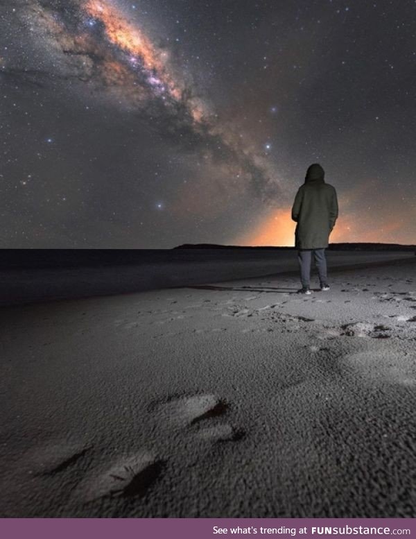 Milky Way from Marion Bay, South Australia