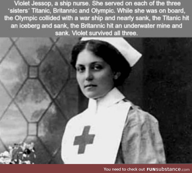 The nurse that survived The Titanic, The Britannic and The Olympic