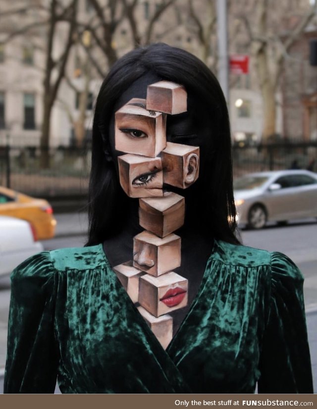 Dain Yoon in face paint