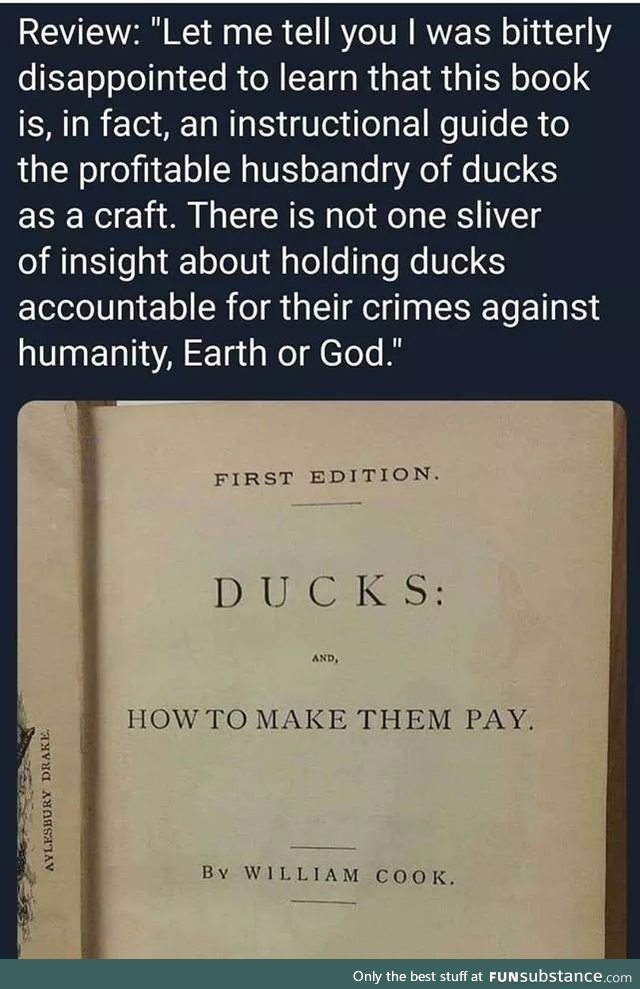 Ducks: How to make them pay