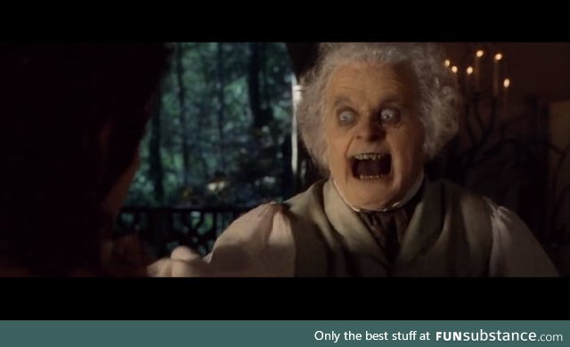 The moment the LOTR made me crap my pants as a child