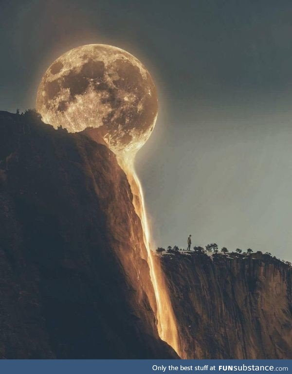 Melting moon