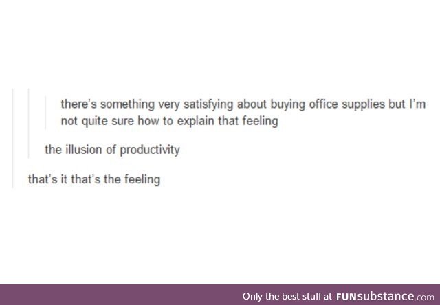 Illusion of productivity