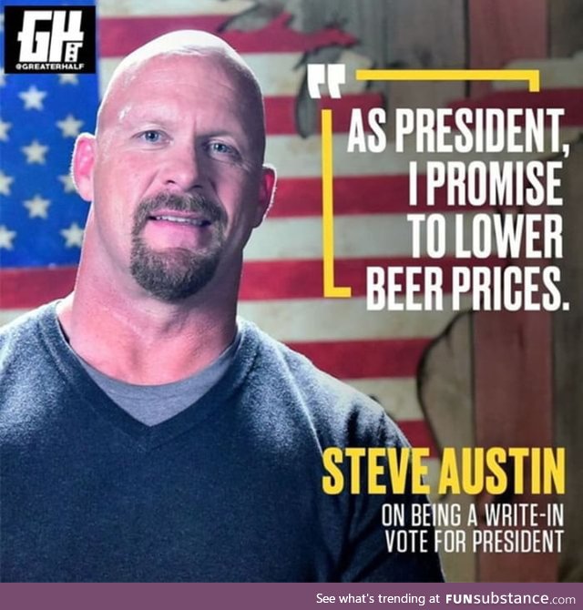 He's go my vote