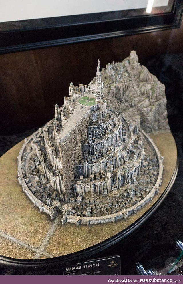 Minas tirith. Miniature