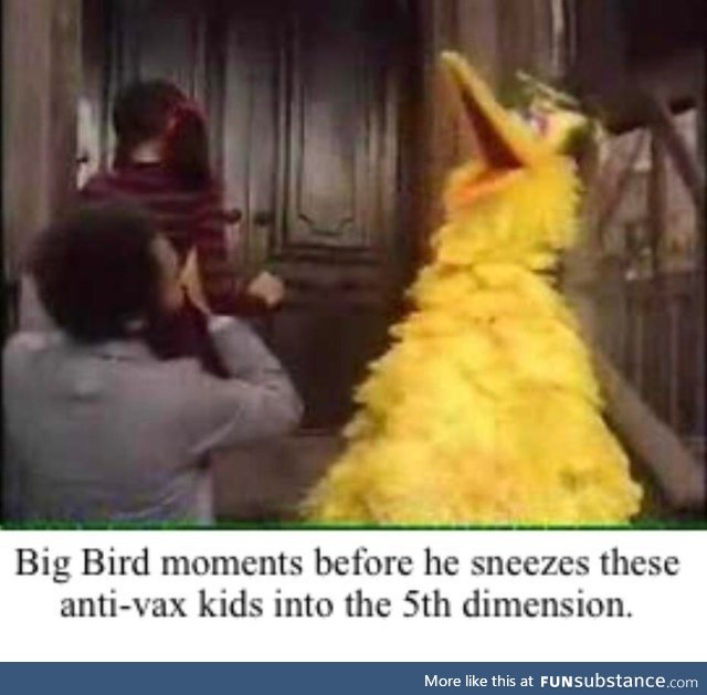You can't get diseases from a bird