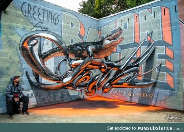 3D Graffiti by Odeith