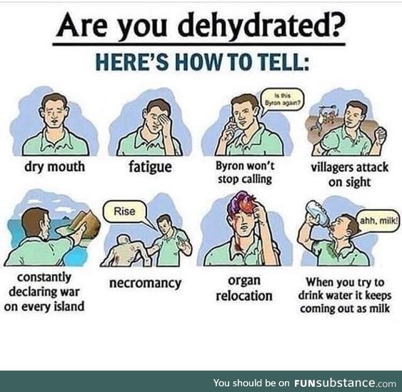 Stay "hydrated" everyone