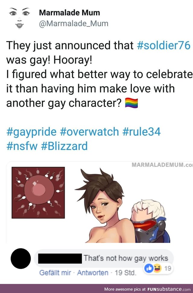 They're both gay so it works