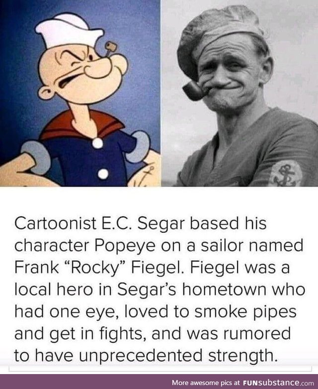 Real life Popeye