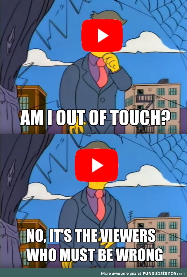 Youtube After Seeing the Backlash on the 2018 Rewind