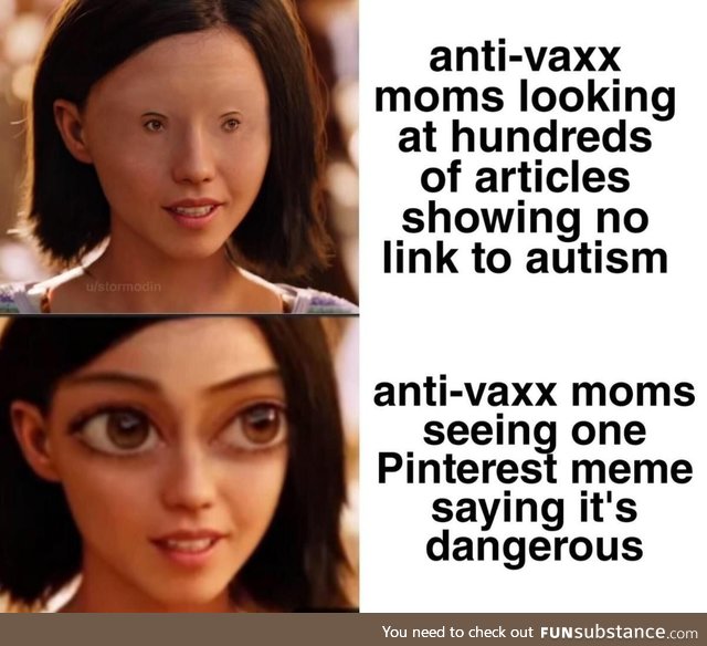 Antivax moms cant science