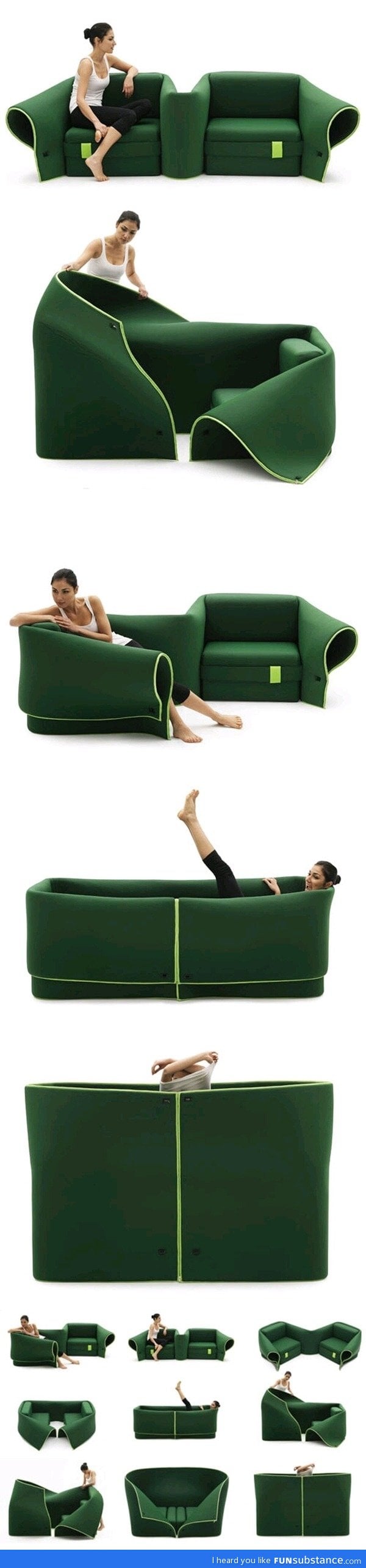 Foldable couch