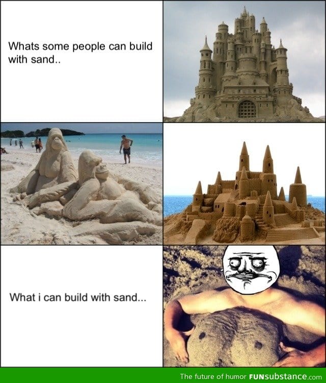 Building sand structures