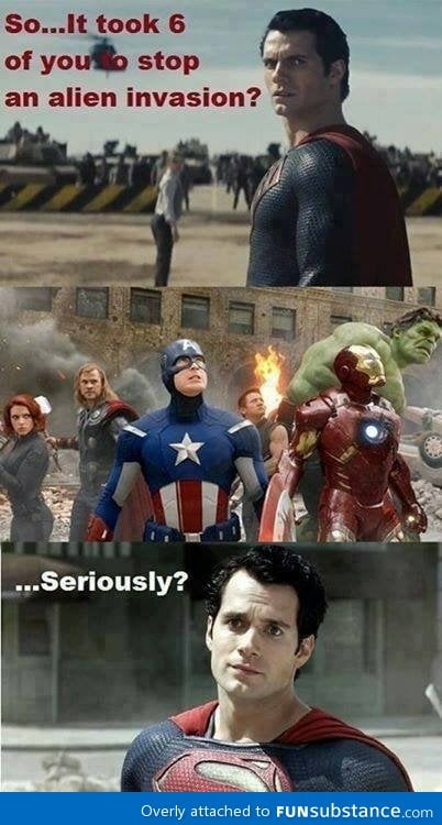 Superman vs Avengers