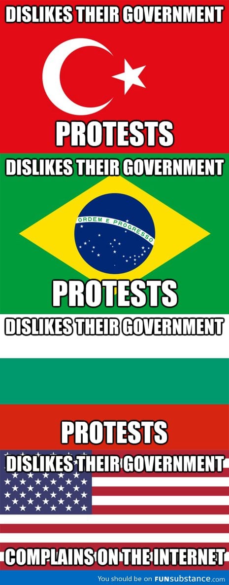 Dislikes their government...