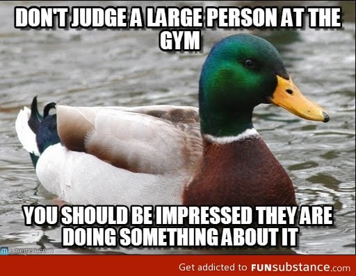 Fat people at gyms
