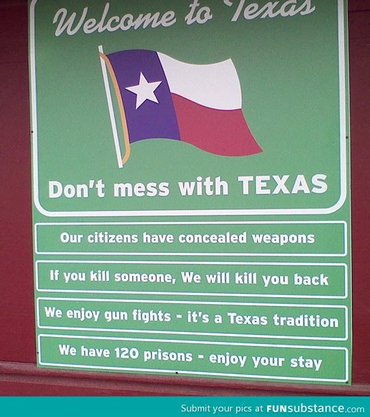 Welcome to texas