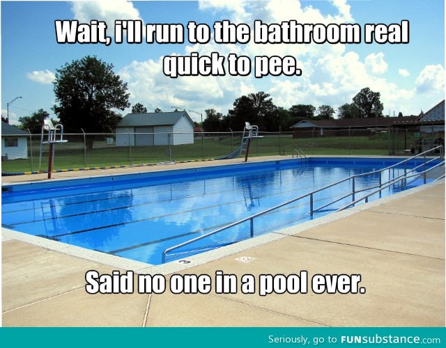 Peeing in the pool