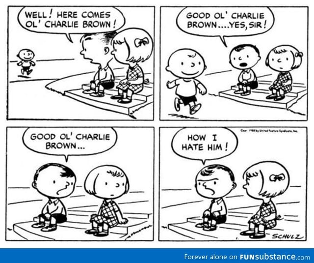 The first peanuts comic also happens to be the best