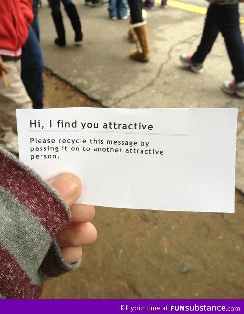 I find you attractive