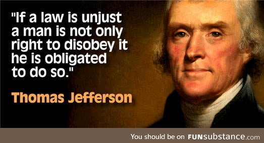 Jefferson makes statement about Article 13 (1820)
