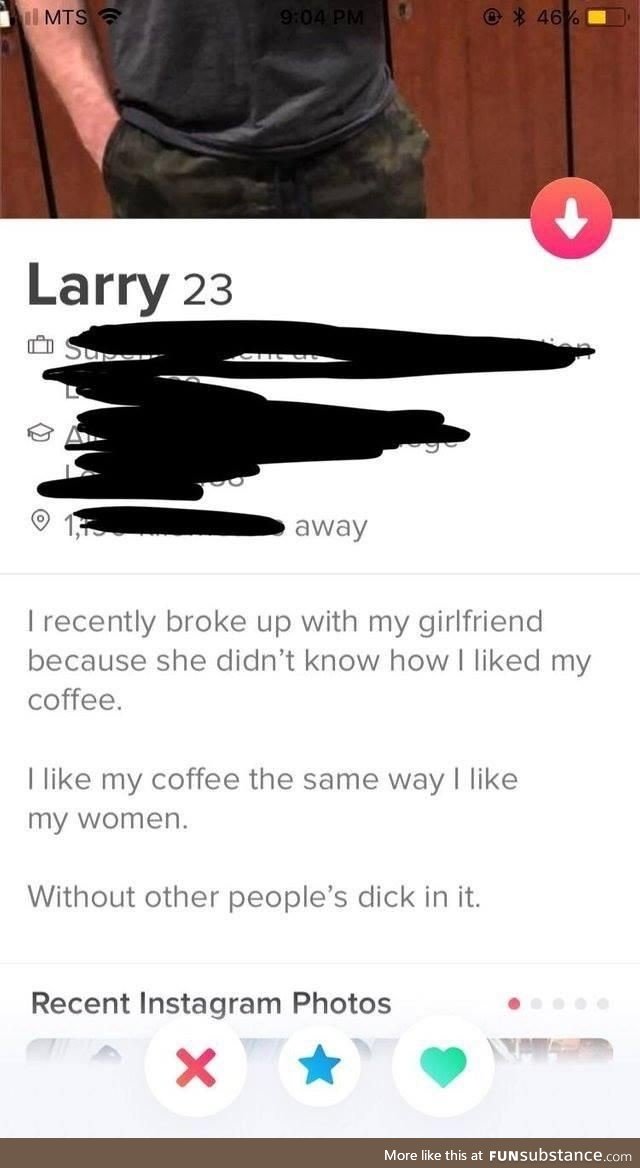 Larry knows what he likes