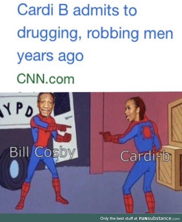 Cardigan Backyardigan vs Pill Cosby