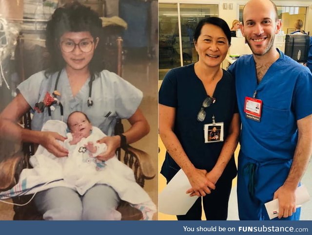 US nurse discovers colleague doctor was premature baby she cared for 28 years ago