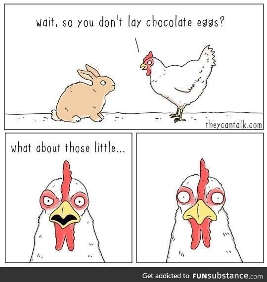 PSA: Don't eat the chocolate eggs