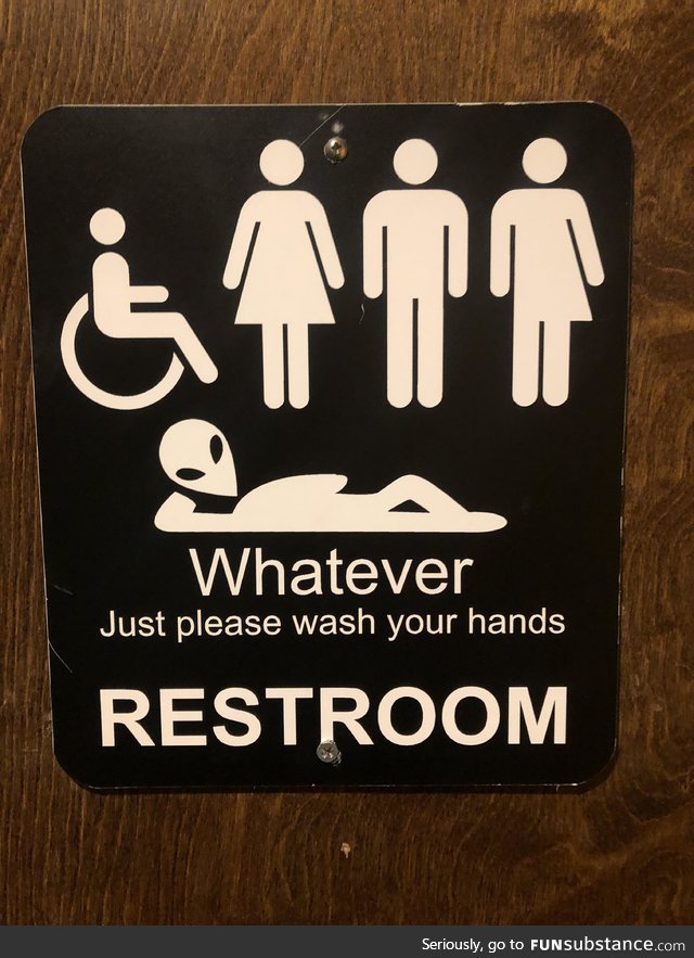 This sign at my local pub