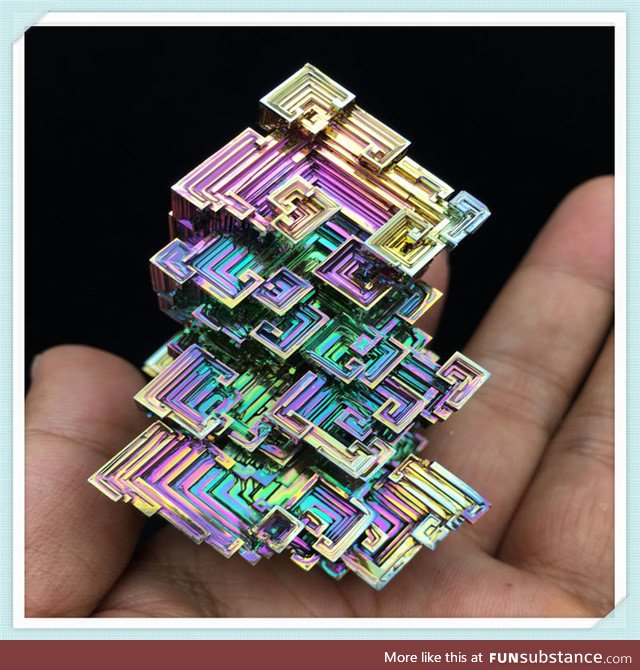 These bismuth crystals tho