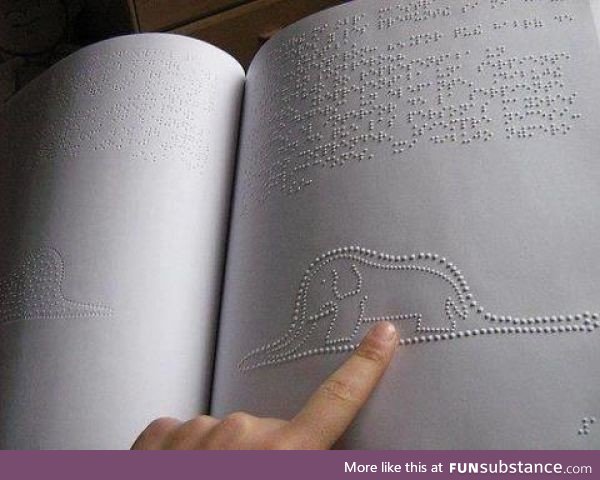 A children’s book in Braille