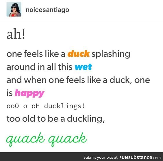 Oooo Ducklings!
