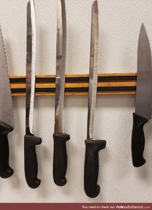 Well worn knives