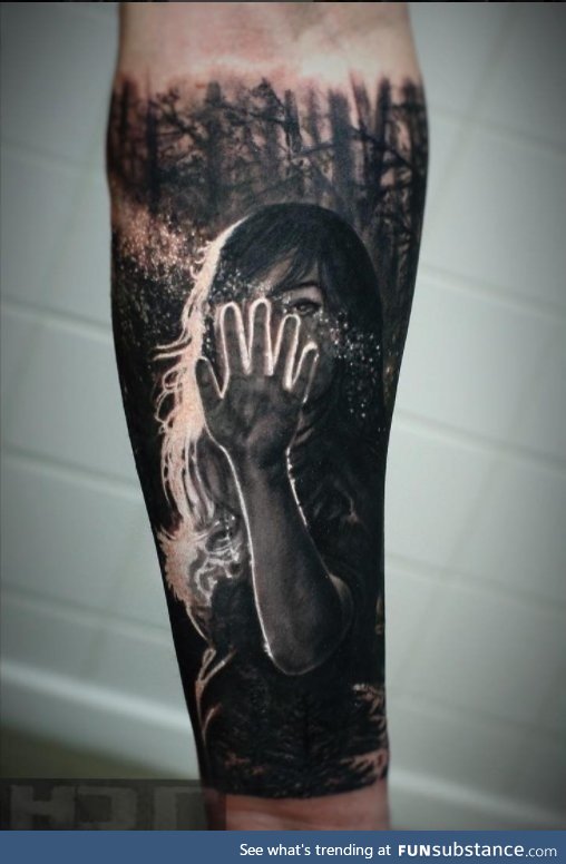 Backlit tattoo by Iwan Yug