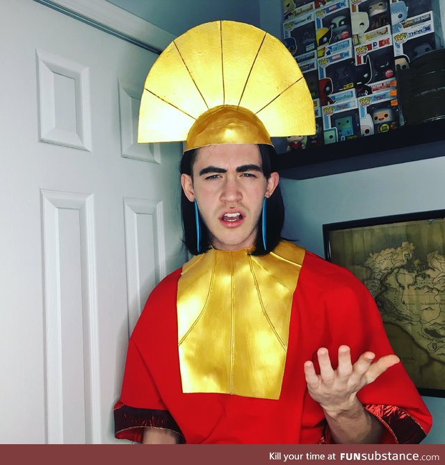 My Kuzco cosplay I made for colossalcon 2019
