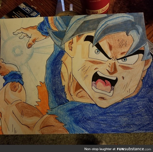 I drew a Goku