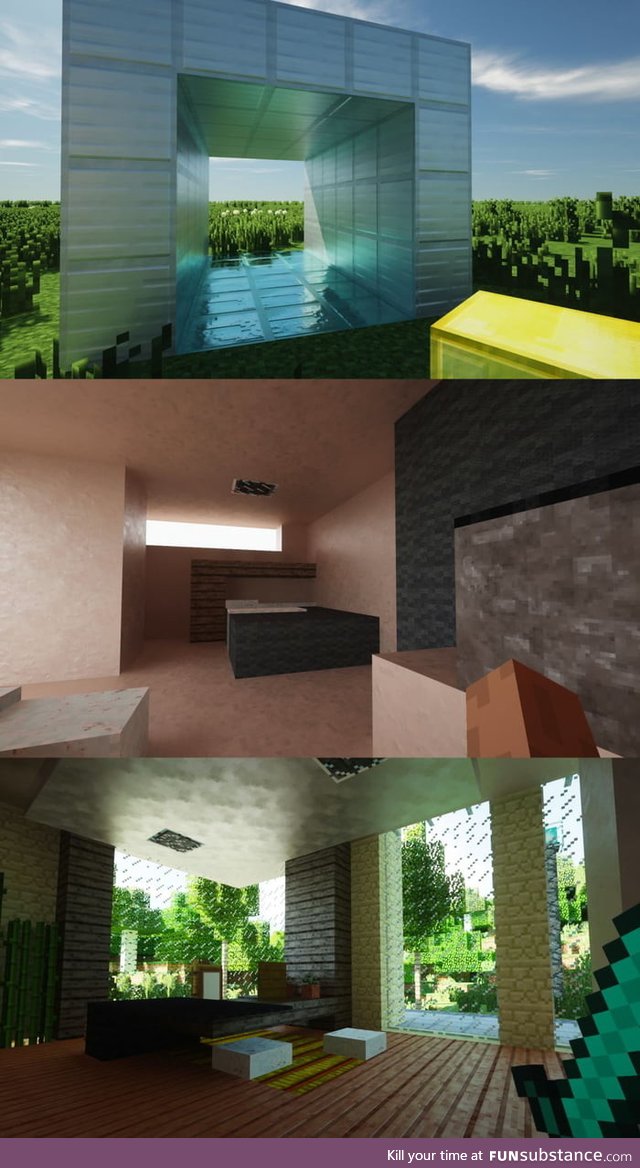 Minecraft with path tracing