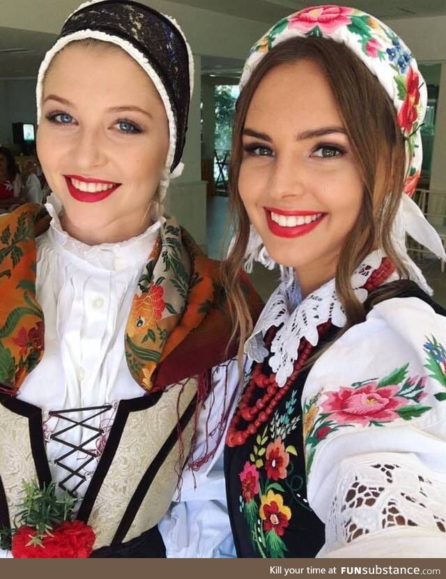 Miss Slovenia and Miss Poland