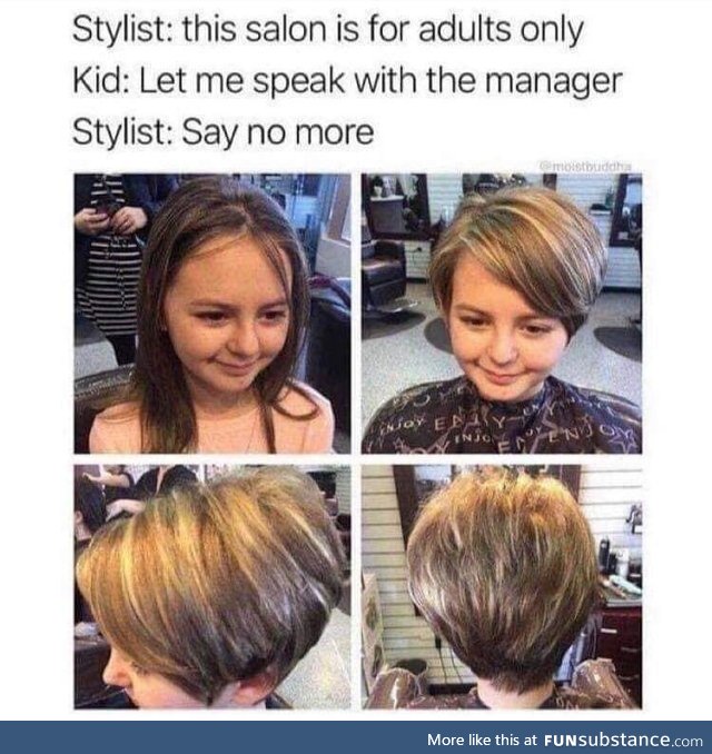The "you are doomed" haircut