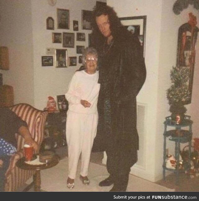 Undertaker and his grandma is my new favorite thing on the internet