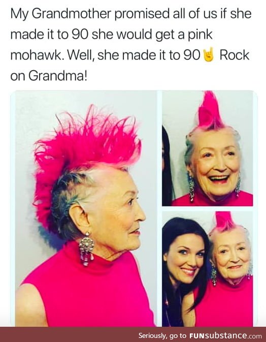 Rock on Grandma!