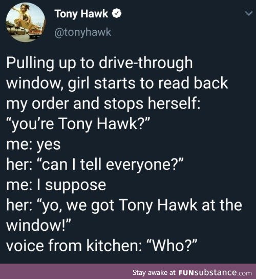 Tony Who?