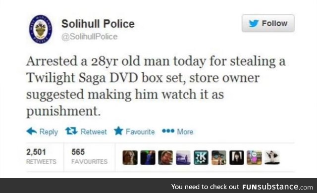 That punishment would be way too cruel though