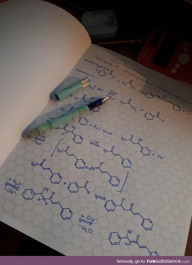 Hexagonal Graph paper for organic chemistry