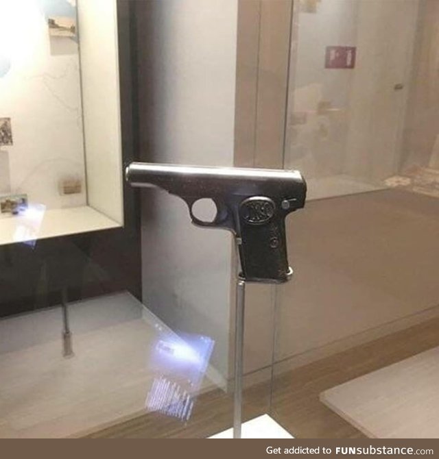 The gun that killed Archduke Franz Ferdinand and started WW1