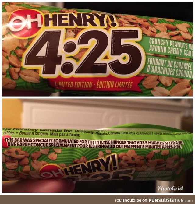 Oh Henry’s new marketing in Canada