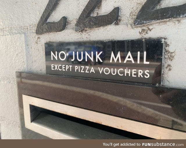 We all need pizza vouchers